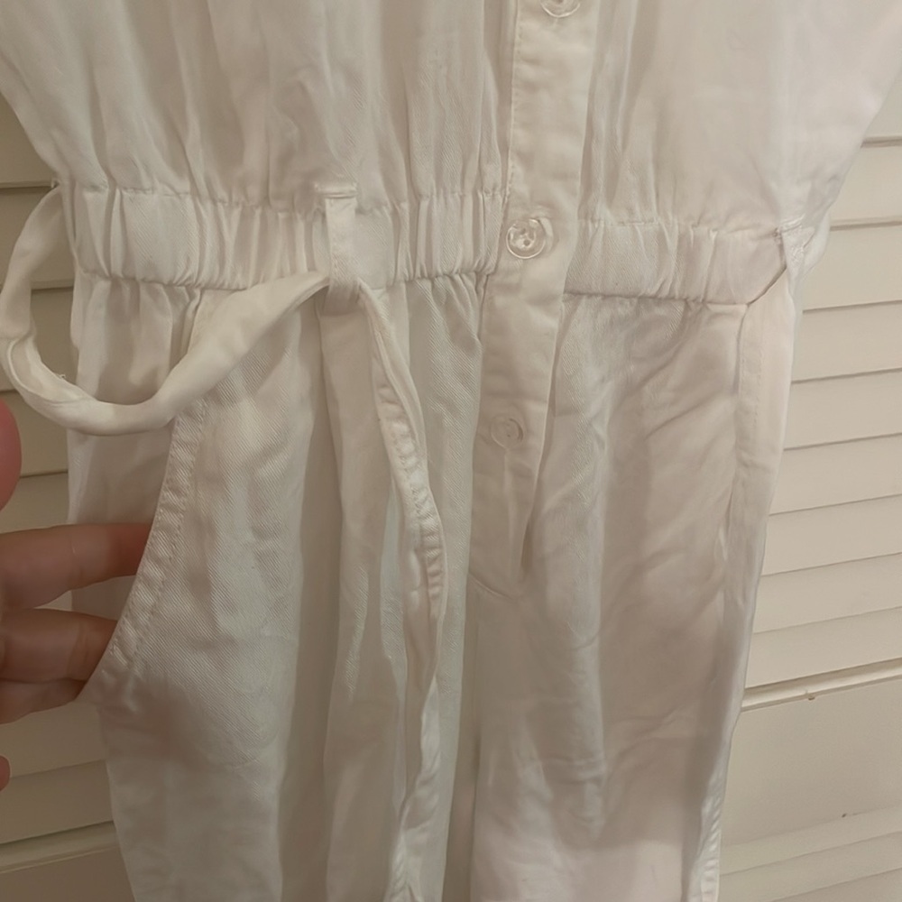 NWT Young Fabulous & Broke White Soft Belted and Cuffed Jumpsuit - Picture 8 of 11